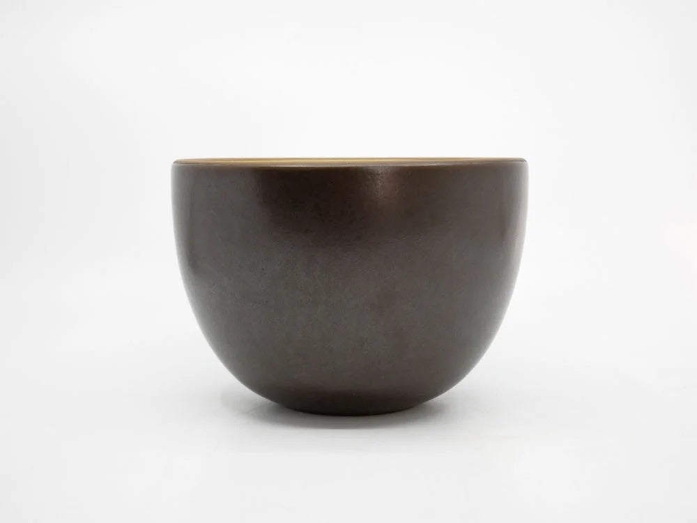 ヒースセラミックス HEATH CERAMICS ディープ サービングボウル Deep Serving Bowl Φ15cm イエロー 陶器 アメリカ ミッドセンチュリー B ●