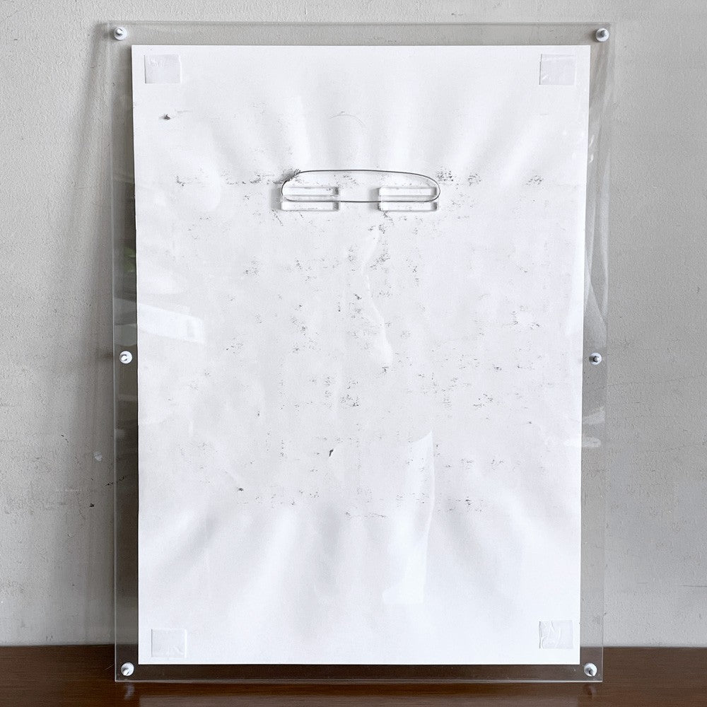 田上允克 TAGAMI Masakatsu 2018 No.10042 絵画 アクリル 額装品 アート サイン有 W43.5cm ■