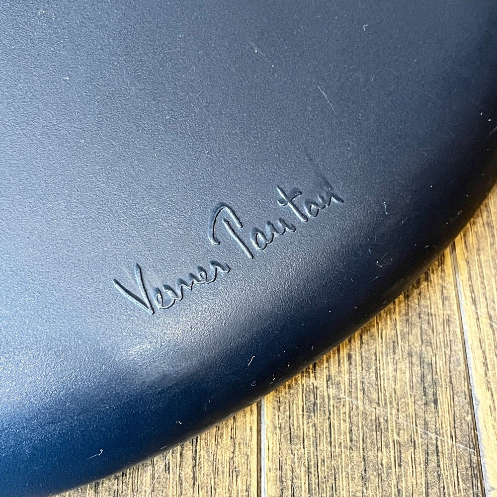 ヴィトラ vitra パントンチェア ダイニングチェア スタッキングチェア ディープブラック ヴェルナー・パントン Panton ミッドセンチュリー スペースエイジ B ◎