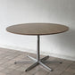 フリッツハンセン Fritz Hansen 円テーブル A825 ダイニングテーブル Φ120cm ウォールナット天板 アルネ・ヤコブセン 天板未使用品 2026年製 北欧家具 デンマーク 定価￥617,980- ◇