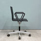 ヴィトラ vitra ゼロフォー 04. スタジオチェア アームレスト付 ブラック マールテン・ヴァン・セーヴェレン ◎