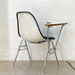 ハーマンミラー Herman Miller サイドシェルチェア セカンド 2nd ビンテージ アプホルスター スクールベース スタッキングベース 肘掛けテーブル付 イームズ ミッドセンチュリー E ★