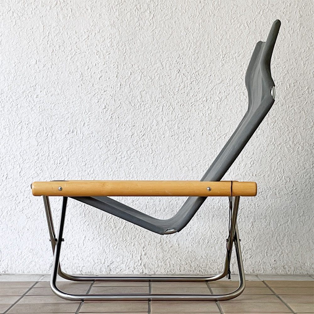 ニーチェア エックス Ny chair X フォールディングチェア グレー 折畳チェア 新居 猛 MoMA ◇