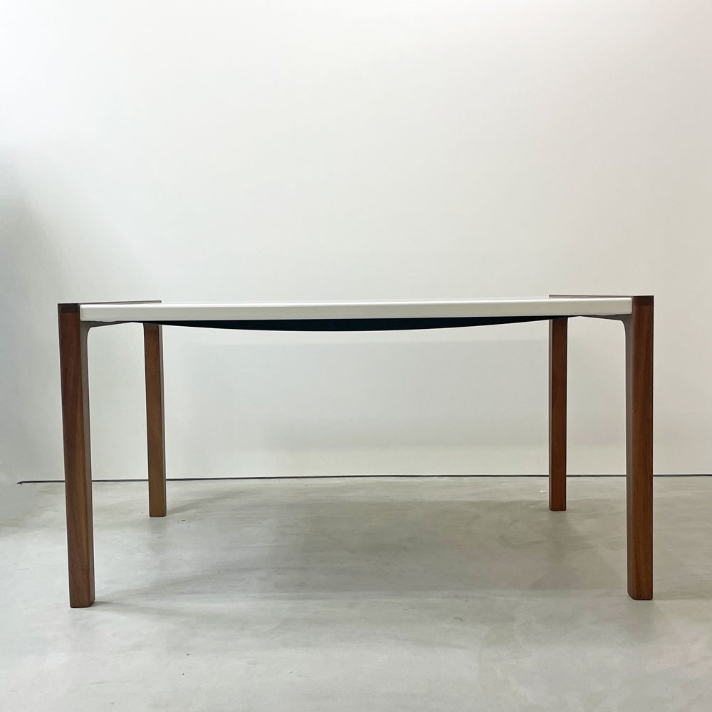 ベラコンテ bellacontte ブリッジ ダイニングテーブル W140cm DHラミネートｘウォールナット モダンデザイン ●
