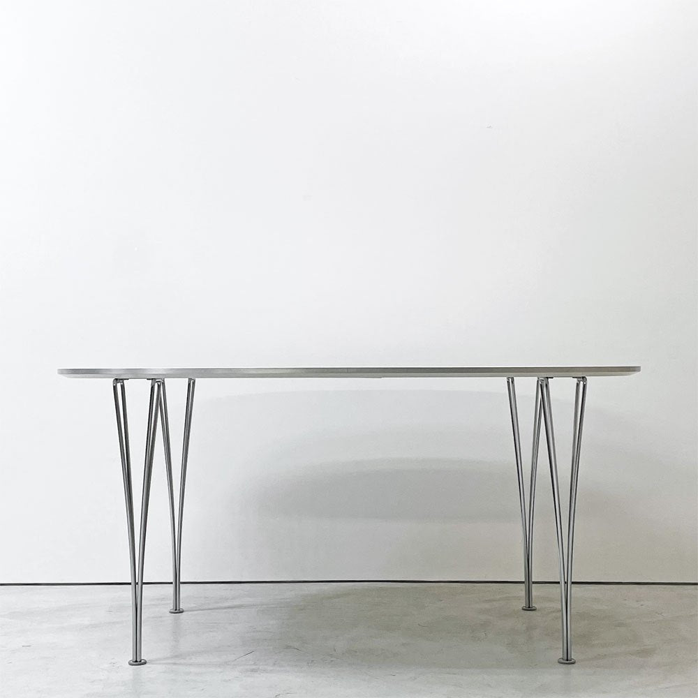フリッツハンセン Fritz Hansen Bテーブル スーパー楕円テーブル ダイニングテーブル ピート・ハイン ブルーノ・マットソン アルネ・ヤコブセン デンマーク 北欧家具 ●