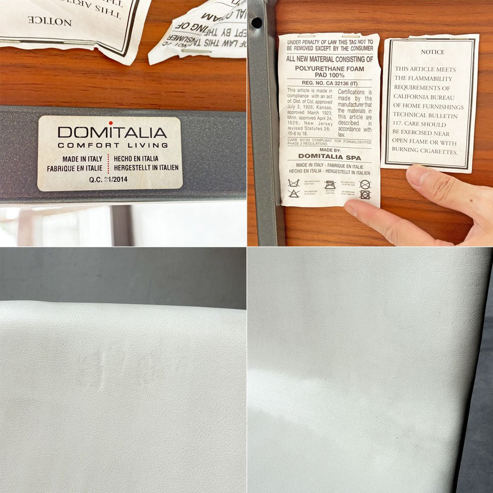 ドミタリア DOMITALIA ダイニングチェア カンティレバー PVCレザー プライウッド ウレタンクッション モダン イタリア ★