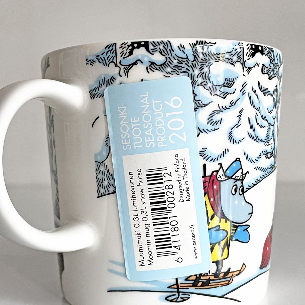 アラビア ARABIA ムーミンマグ MOOMIN スノーホース Snowhorse 2016年 冬限定 フィンランド 北欧食器 ■