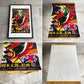 岡本太郎 2006年 川崎市岡本太郎美術館 「岡本太郎の絵画 衝動から実現まで」 展覧会 B2ポスター 額装品 ♪