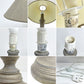 クラシカルデザイン Classical Design フロアランプ スタンドライト 1灯 布シェード シャビーシック メゾンドファミーユ MAISON DE FAMILLE 購入品 ●