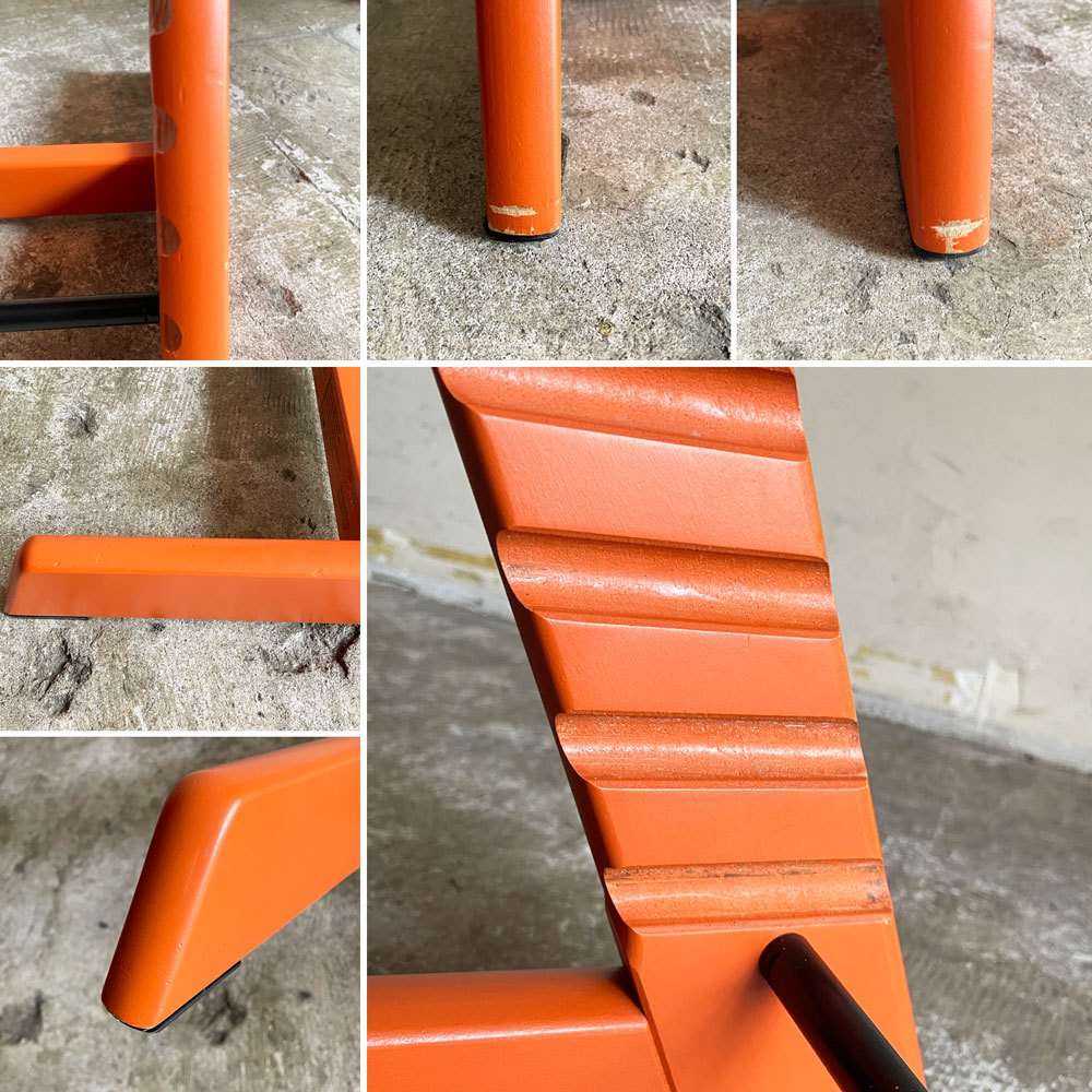 ストッケ STOKKE トリップトラップ TRIPP TRAPP ベビーチェア キッズチェア S/N無し オレンジ ノルウェー 北欧家具 ■
