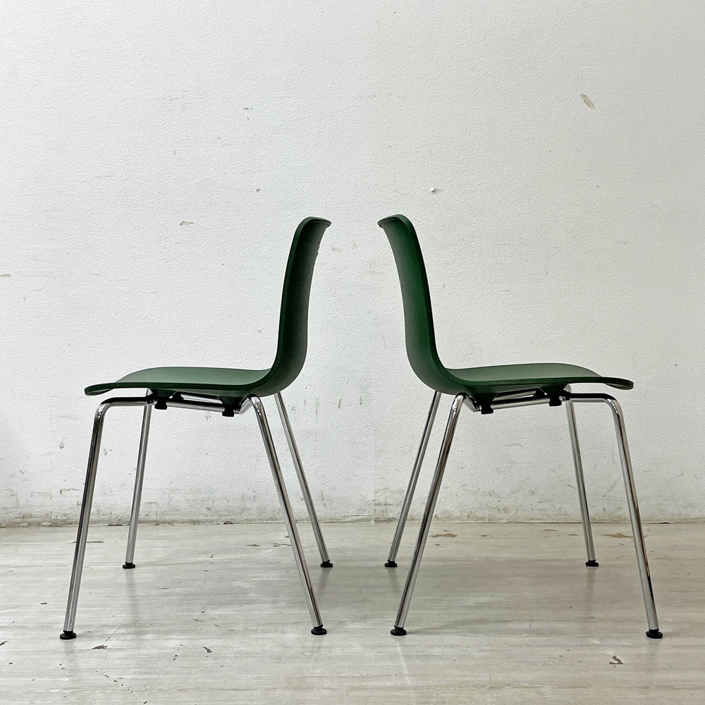 ヴィトラ vitra ハルチューブ HAL Tube サイドチェア ダイニングチェア スタッカブル ジャスパー・モリソン 2脚セット B ●