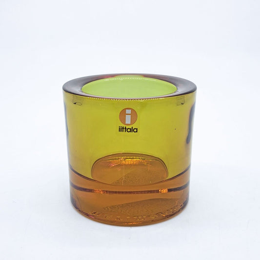 イッタラ iittala マリメッコ marimekko キビ kivi キャンドルホルダー ローズオリーブ 60mm ヘイッキ・オルヴォラ ●