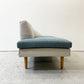 モモナチュラル Momo natural アルネ レイドバック ベンチ ARNE LAID-BACK BENCH ハーフバックベンチ HALF BACK BENCH アームレス リビングダイニングソファ 2P 2人掛け ベージュカラー ファブリック カバーリング  アルダー材 ●