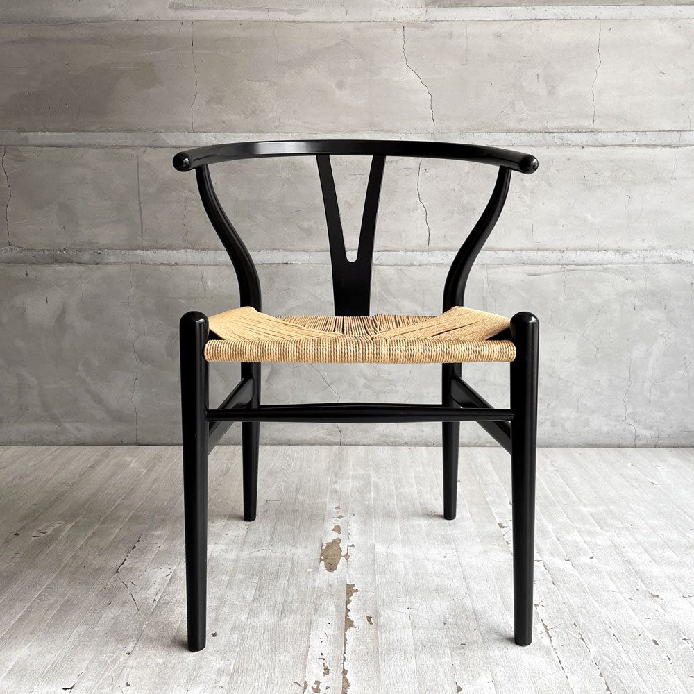 カールハンセン＆サン Carl Hansen & Son CH24 Yチェア ブラックラッカー ビーチ材 ペーパーコード  ハンス・J・ウェグナー デンマーク 北欧家具 ♪