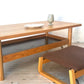 イデー IDEE ディモンシュ ローテーブル DIMANCHE LOW TABLE ホワイトオーク無垢材×グリーンブラック コーヒーテーブル ナチュラルモダン ★