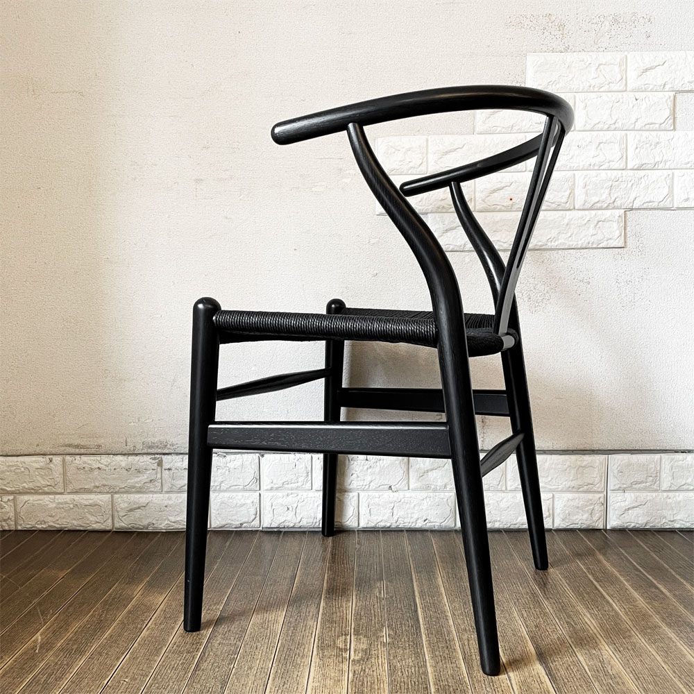 カールハンセン＆サン Carl Hansen & Son CH24 Low Yチェア オーク材 ブラックラッカー×ブラックペーパーコード ハンス・J・ウェグナー デンマーク 北欧家具  定価￥199,100- ◎