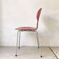 フリッツハンセン Fritz Hansen アントチェア アリンコチェア 4本脚 カラードアッシュ レッド アルネ・ヤコブセン デンマーク 北欧家具 ★