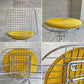 ヴィトラ vitra ワイヤーチェア Eames Wire Chair DKR5 エッフェルベース シートパッド付 イエローカラー C&R イームズ ミッドセンチュリー ♪