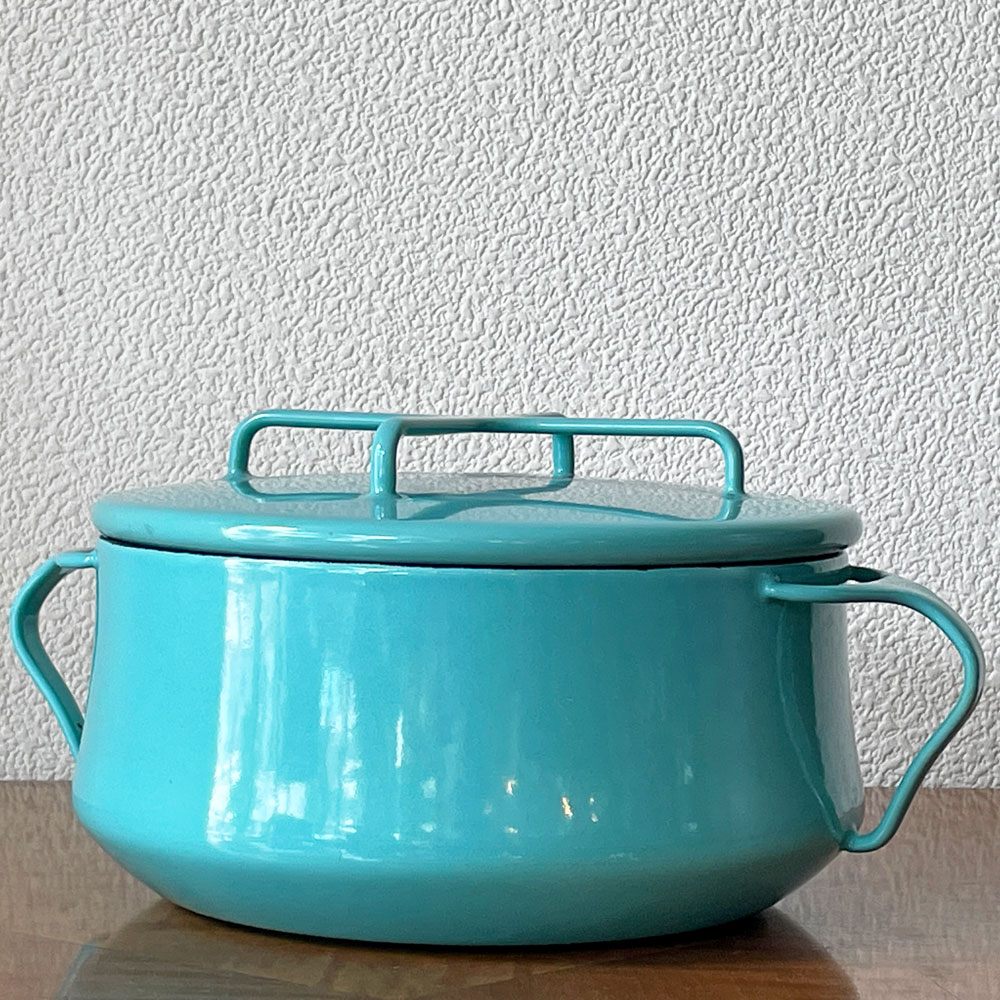 ダンスク DANSK コベンスタイル 両手鍋 ホーロー キャセロール W26cm イェンス・クイストゴー ティール 北欧 ◇