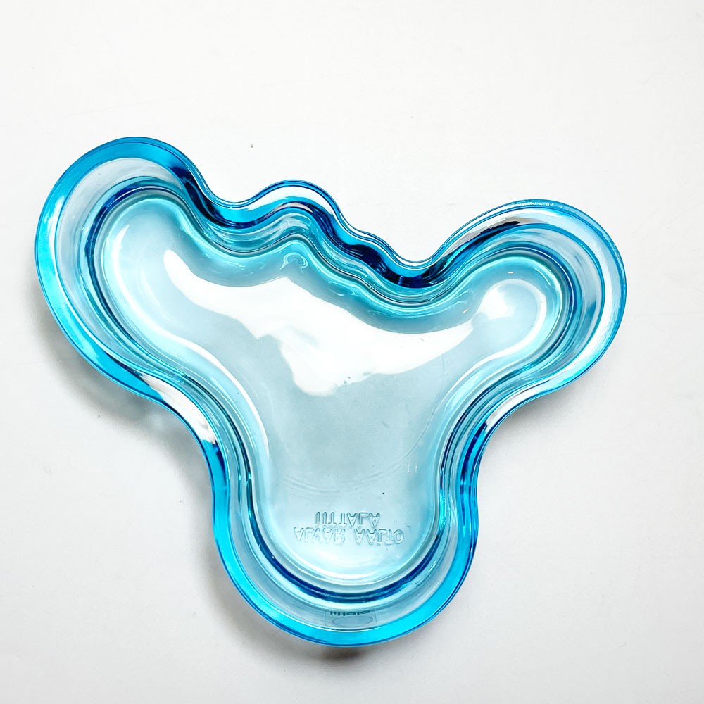 イッタラ iittala アルヴァ・アアルトコレクション Alvar Aalto Collection ボウル 98mm ライトブルー 廃番 ★