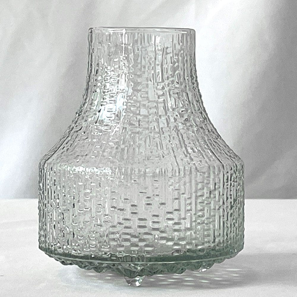 イッタラ iittala ウルティマツーレ Ultima thule ベース リサイクルエディション タピオ・ヴィルカラ Tapio Wirkkala フラワーベース 花瓶 ガラス H9.5cm フィンランド 北欧 定価22,000円 ◇