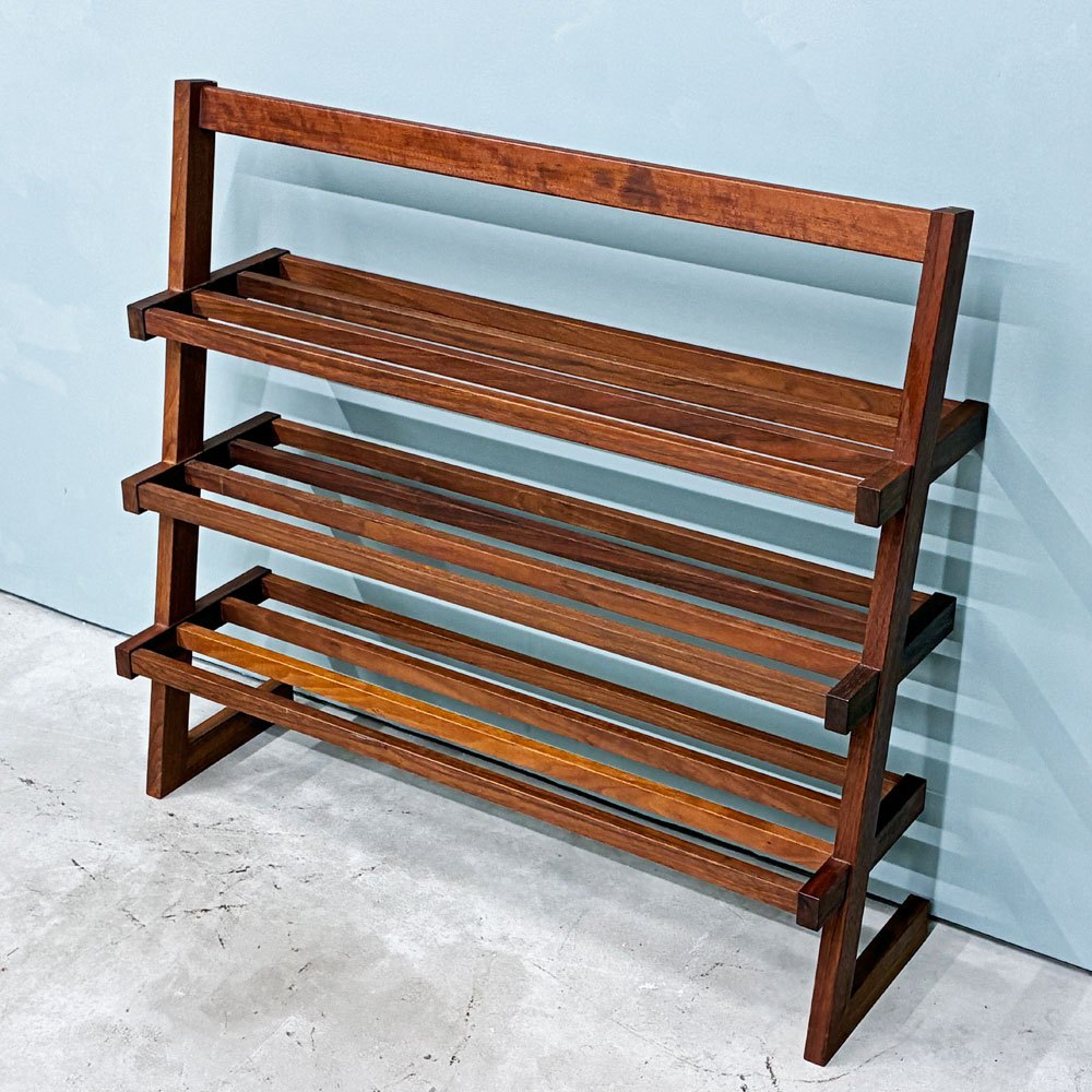 ウォールナット材 スモールシェルフ シューラック W68cm Timber Yard 購入品 店舗什器 ◎