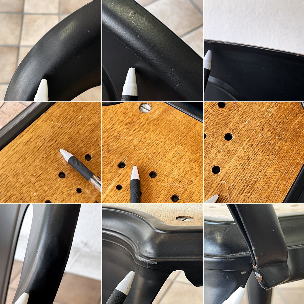 ノーザンオハイオインダストリアル Northern Ohio Industrial マルチプルズチェア Multipls Chair ダイニングチェア スタッキング ブラックスチール インダストリアルデザイン A ◇