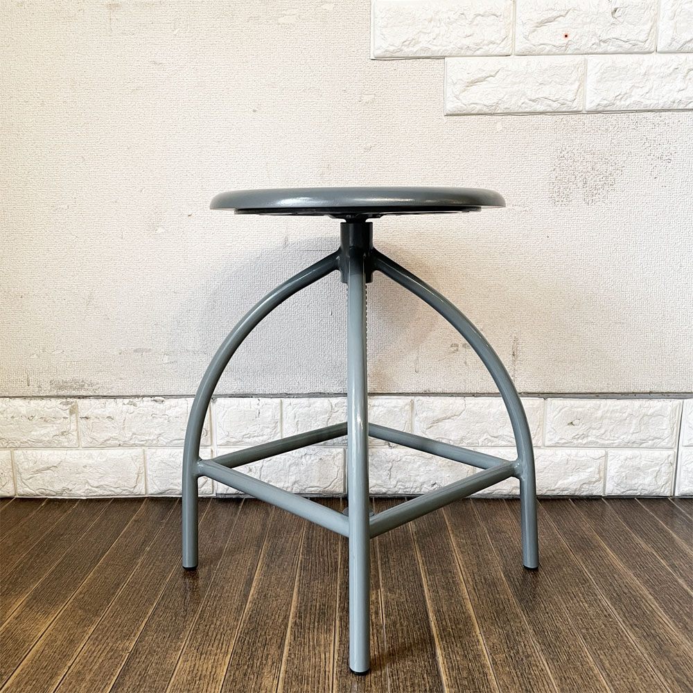 ブロストコペンハーゲン Broste Copenhagen サイアースツール SIRE Stool グリーン スチール座面 回転式昇降 参考定価￥33,380- ◎