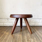 カッシーナ Cassina ベルジェスツール 524 TABOURET BERGER アメリカンウォールナット材 H27cm シャルロット・ペリアン 定価￥178,200- ◎