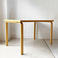 アルテック artek テーブル 81B TABLE 81B ダイニングテーブル デスク アルヴァ・アアルト ホワイトラミネート 北欧 フィンランド 定価195,800円 ★