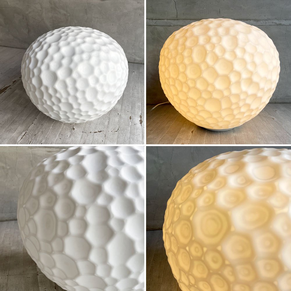 アルテミデ Artemide メテオライト Meteorite 48 tavolo LED フロアライト テーブルライト ガラスシェード 間接照明 ピオ & ティト・トッソ 展示品 参考定価 209,000円 ♪