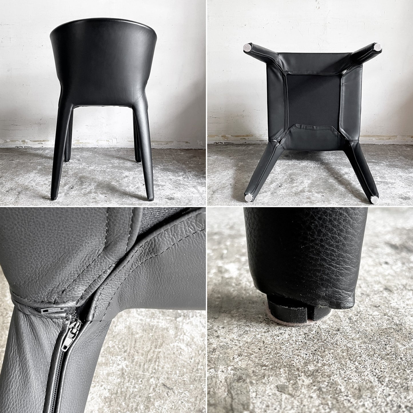 カッシーナ Cassina オラ 367 HOLA アームチェア 本革 ハンス・ウェッツスタイン モダン イタリア 定価￥429.000- ■