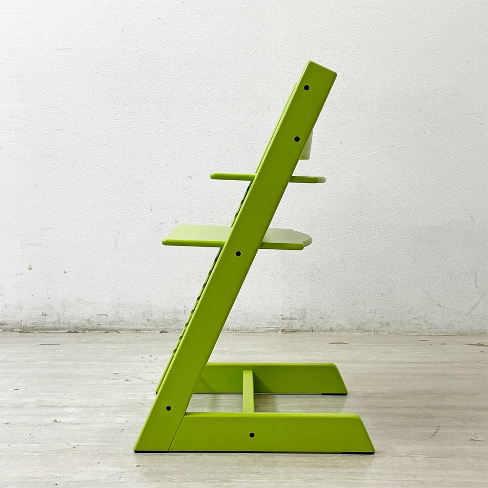 ストッケ STOKKE トリップトラップ TRIPP TRAPP ベビーチェア キッズチェア S/N無し グリーン ノルウェー 北欧家具 ●