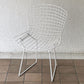 ノル Knoll 420 サイドチェア ワイヤーチェア ホワイト ハリー・ベルトイア Harry Bertoia ミッドセンチュリー 名作椅子 ◇
