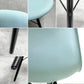 ハーマンミラー HermanMiller サイドシェルチェア ドゥエルレッグ DSW アクアスカイ × エボニー ポリプロピレン製 イームズ A ●