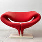 アーティフォート Artifort リボンチェア Ribbon Chair ビンテージ ラウンジチェア ピエール・ポラン Pierre Paulin 名作 希少ウッドベース ミッドセンチュリー ●