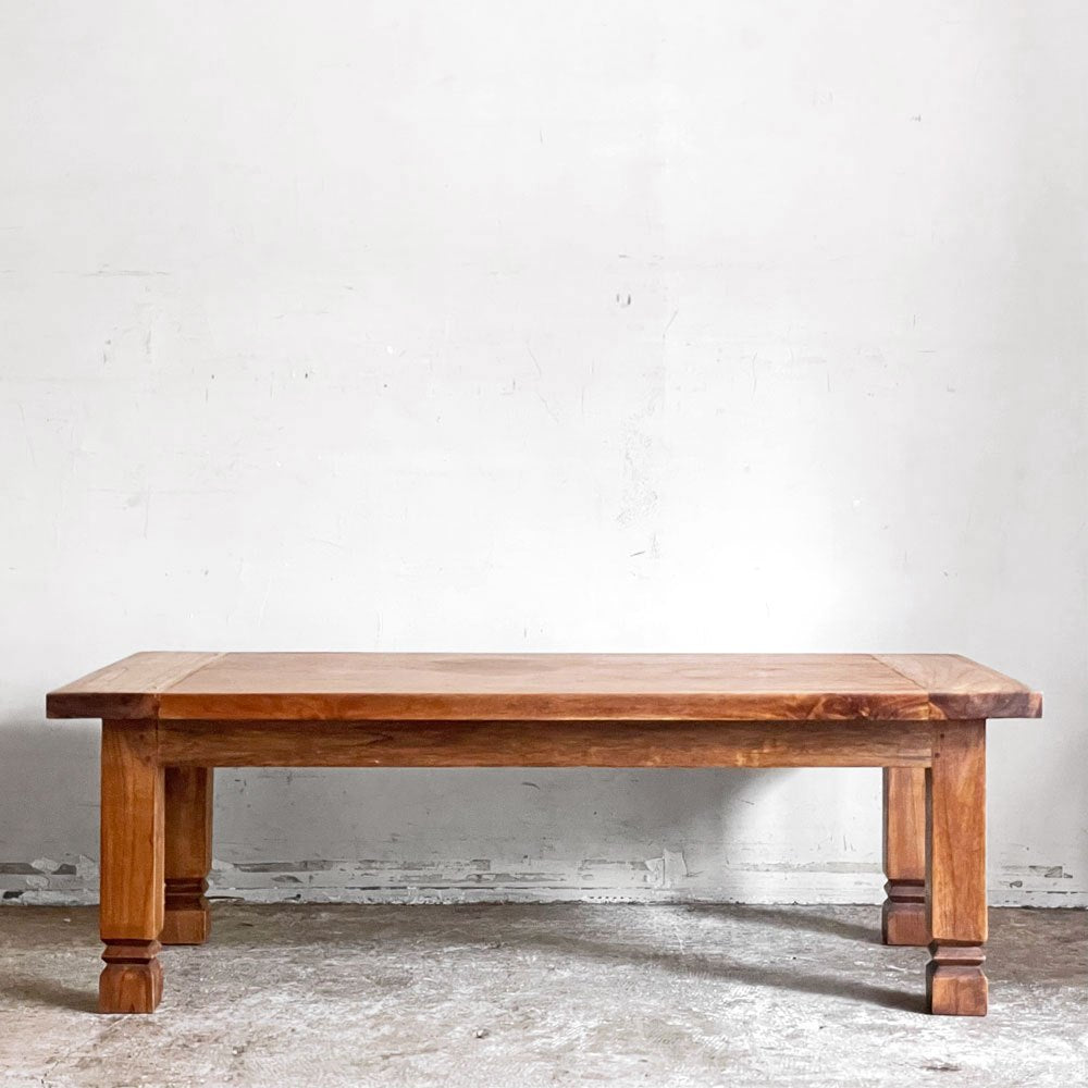 カリッジマーケット CORIGGE MARKET チーク材 コーヒーテーブル W103.5cm 古材 アジアンスタイル ■