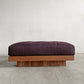 マスターウォール MASTERWAL バリスソファ VARIS OTTOMAN オットマン 90 ファブリックシート ウォールナット無垢材 廃番 展示品 〓