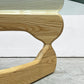 イサムノグチ Isamu Noguchi コーヒーテーブル Coffee Table ガラス天板 厚19mm リプロダクト品 デザイナーズ家具 名作 ●