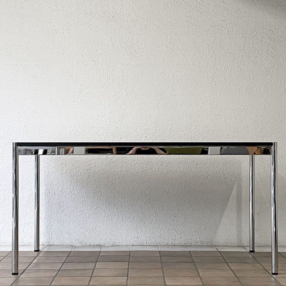USMハラー USM Haller モジュラーファニチャー ハラーテーブル デスク W150 x D75 × H74cm  パールグレーラミネート (ホワイト) モダンデザイン ◇