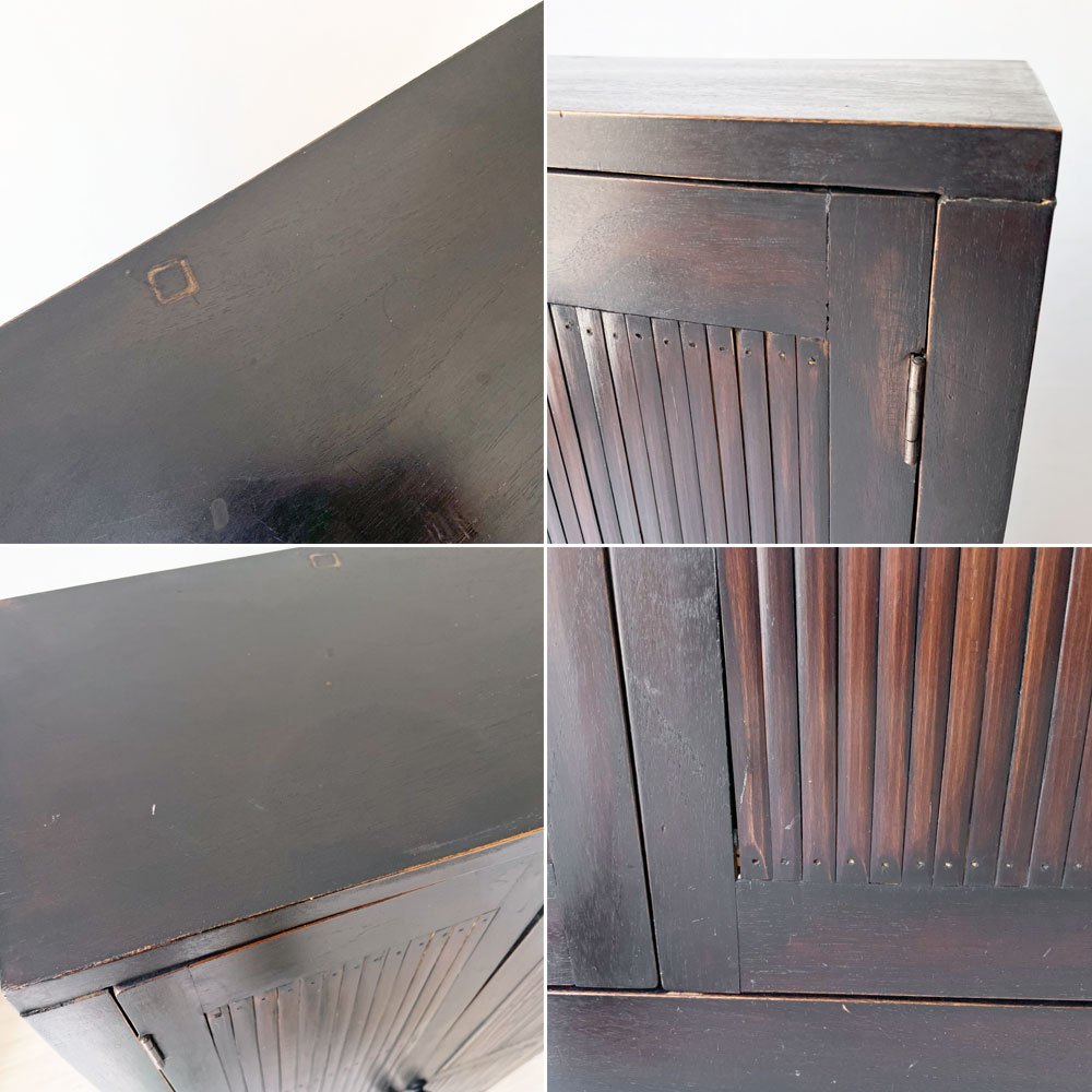 アジアン家具 バンブー キャビネット 収納棚 シェルフ オリエンタル 店舗什器 ★