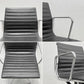 ハーマンミラー Herman Miller イームズアルミナムグループチェア マネージメントチェア アルミバフベース ガス圧昇降 5本脚 キャスター 本革 〓