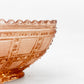 インペリアルグラス Imperial Glass ビーデッドブロック Beaded Block ボウル ピンク USビンテージ ●