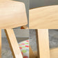 豊橋木工 TOYOMOKU アップライトチェア UPRIGHT CHAIR ナチュラル × アクアブルー 交換用座面カバー付き ベビーチェア キッズチェア ■