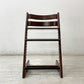 ストッケ STOKKE トリップトラップ TRIPP TRAPP ベビーチェア キッズチェア S/N4～ ブラウン ノルウェー 北欧家具 ●