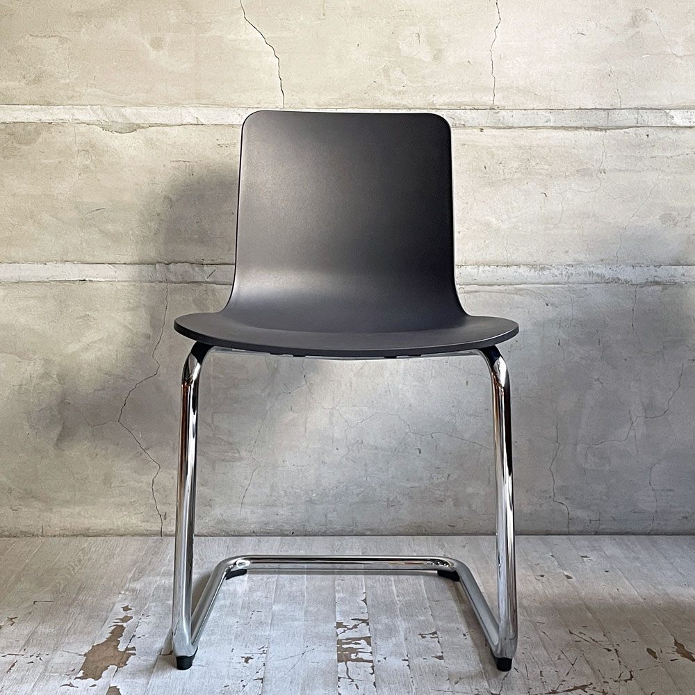 ヴィトラ Vitra ハル RE キャンチレバー HAL RE CANTILEVER ダイニングチェア ブラック ジャスパー モリソン カンチレバー モダン B ♪