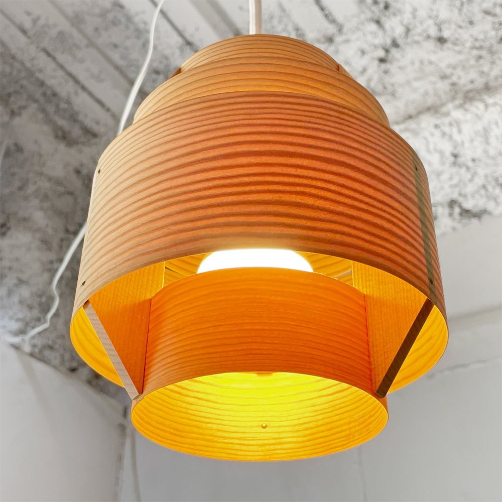 ヤマギワ YAMAGIWA ヤコブソンランプ JAKOBSSON LAMP ペンダントライト パイン材 ハンス・アウネ・ヤコブソン 北欧照明 スウェーデン P2420 ★