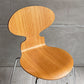 フリッツハンセン Fritz Hansen 3101 アントチェア 4本脚 ナチュラルビーチ材 ラッカー仕上げ アルネ・ヤコブセン 北欧家具 F ♪