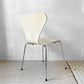 フリッツハンセン Fritz Hansen セブンチェア ラッカー ホワイト スタッキング アルネ・ヤコブセン デンマーク 北欧家具 B ★