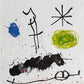 ジョアンミロ Joan Miro オブラ・イネディタ・レセント VII OBRA INEDITA RECENT VII 未発表の最近の作品 VII（第7番） ポストカード 額装品 ■